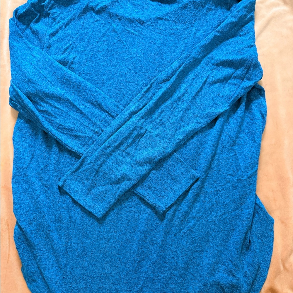 Old Navy Vibrant Blue Long Sleeve Top - Picture 3 of 3